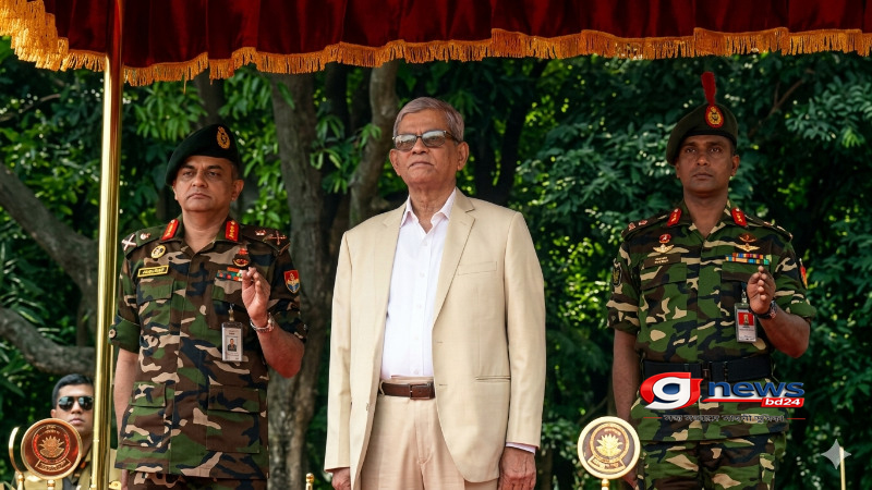 বঙ্গভবনে প্রবেশ করলেন রাষ্ট্রপতি, দেওয়া হলো গার্ড অব অনার