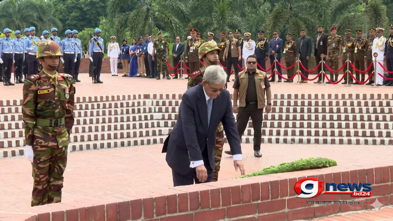 জাতীয় স্মৃতিসৌধে শহীদদের প্রতি রাষ্ট্রপতি শ্রদ্ধা