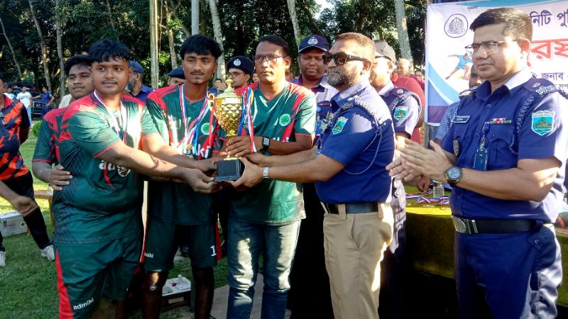সিরাজগঞ্জের প্রথম কমিউনিটি পুলিশ কাবাডি চ্যাম্পিয়নশিপ ফাইনাল খেলা অনুষ্ঠিত