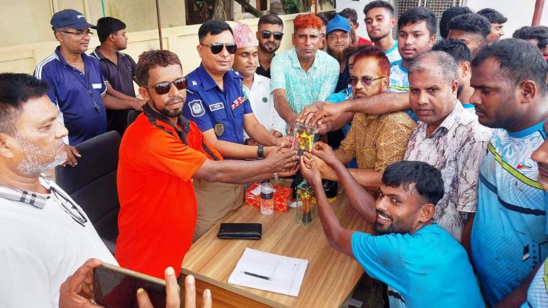 কাবাডি খেলায় তানোর পৌরসভা চ্যাম্পিয়ন