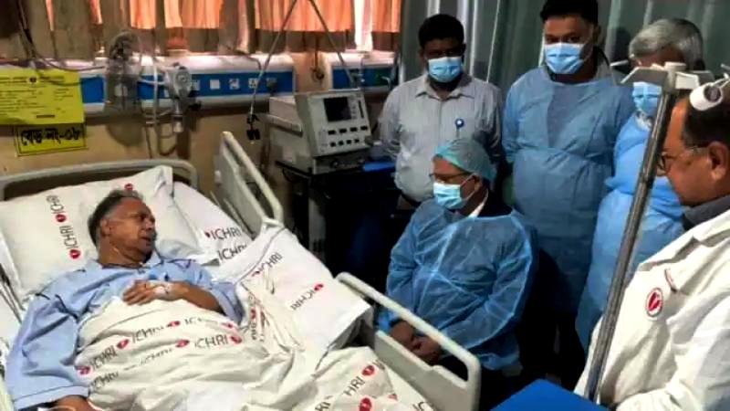 বিদ্যুৎমন্ত্রীকে দেখতে ইব্রাহিম কার্ডিয়াকে রাষ্ট্রপতি