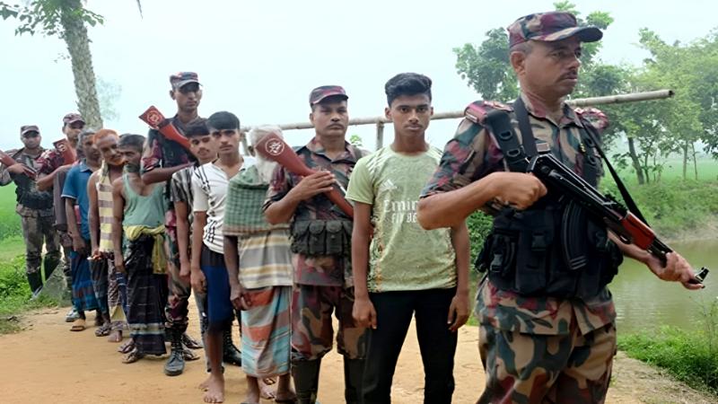 বিরামপুরে সীমান্তে বিএসএফের পুশ-ইনের চেষ্টা: বিজিবি-গ্রামবাসীর বাধায় পণ্ড