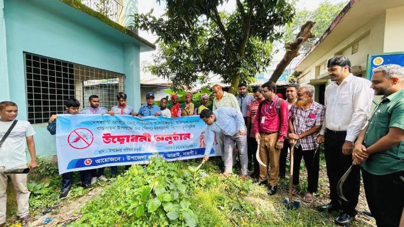 আত্রাইয়ে জাতীয় ডেঙ্গু প্রতিরোধ ও পরিচ্ছন্নতা কর্মসূচির উদ্বোধন