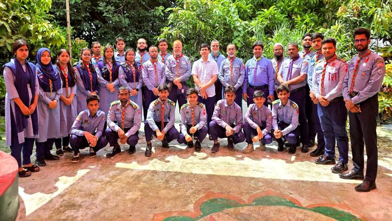 সিরাজগঞ্জে সেবা মুক্ত স্কাউট গ্রুপের বার্ষিক ক্যাম্প সম্পন্ন