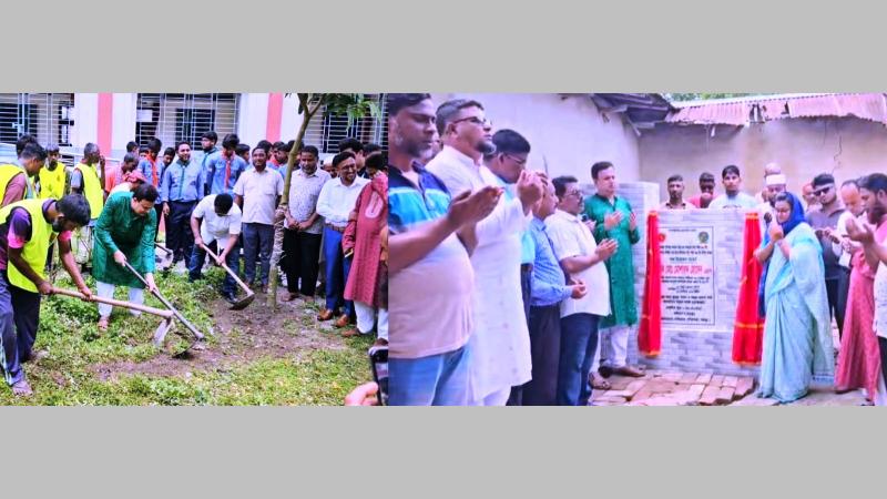 নন্দীগ্রামে ডেঙ্গু প্রতিরোধে পরিষ্কার-পরিচ্ছন্নতা অভিযান ও রাস্তা নির্মাণকাজ উদ্বোধন করলেন এমপি মোশারফ
