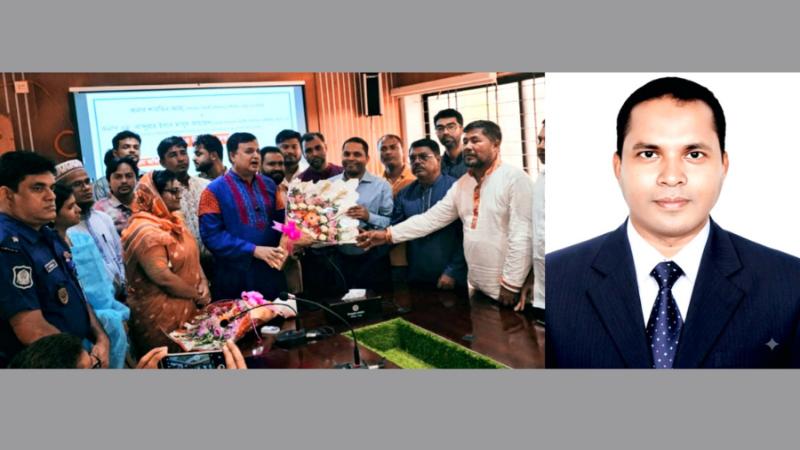 নন্দীগ্রামে নতুন উপজেলা নির্বাহী কর্মকর্তা এম আব্দুল্লাহ ইবনে মাসুদ আহমেদের যোগদান