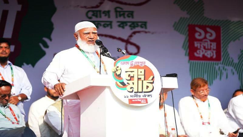 মাথা গরম করবেন না, জনগণের গণদাবি মেনে নিন : জামায়াত আমির