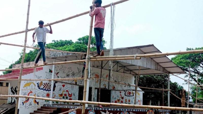 লালন তিরোধান দিবস উপলক্ষে শেষ মুহূর্তের প্রস্তুতি
